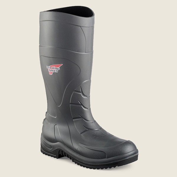 Safety Støvler Herre - Red Wing Injex™ - 17-Inch Waterproof Toe Pull-On - Grå - FUXMBL-176